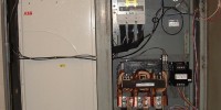 Existing Blower Panel with new VFD installed
